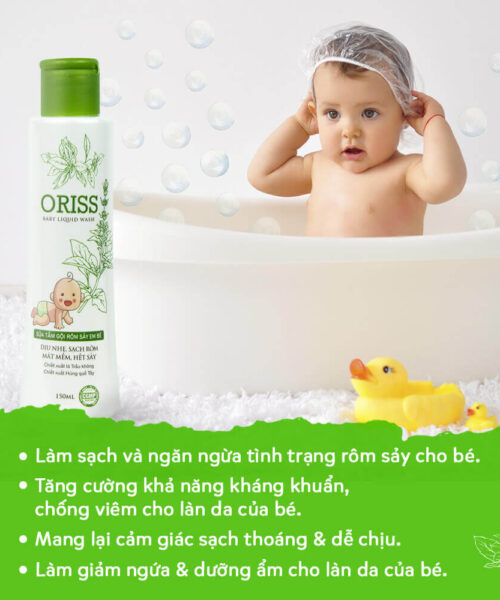Công dụng của sản phẩm Oriss Baby