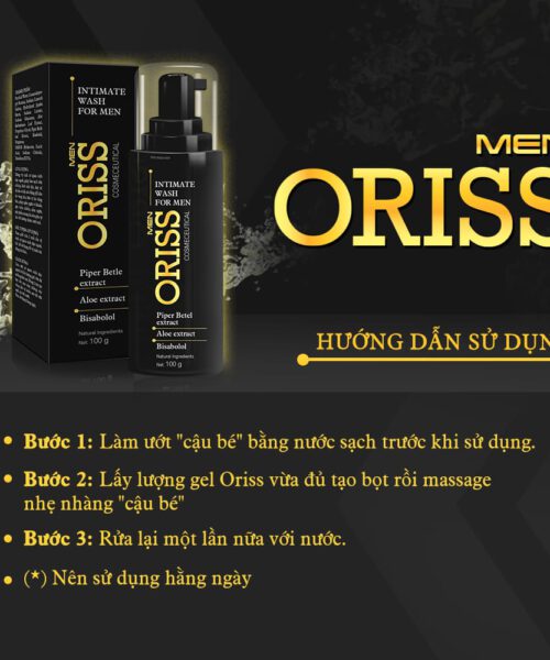 Dung dịch vệ sinh nam Oriss