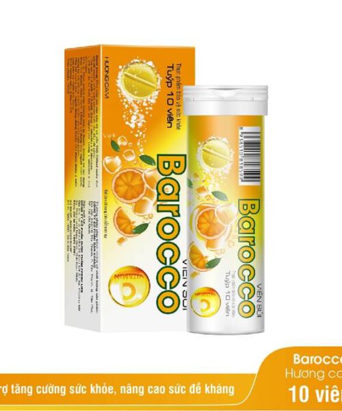 Viên sủi Barocco hương cam