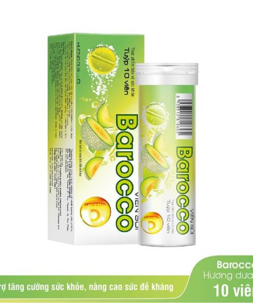 Viên sủi Barocco hương dưa lưới