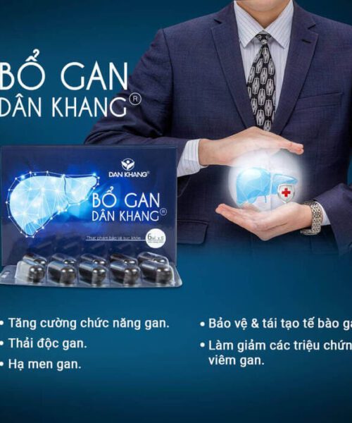công dụng của sản phẩm viên uống Bổ gan Dân Khang