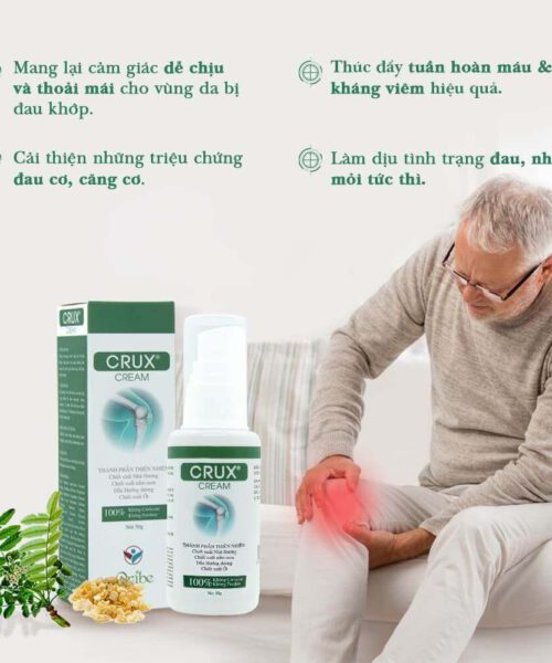 công dụng kem thoa crux