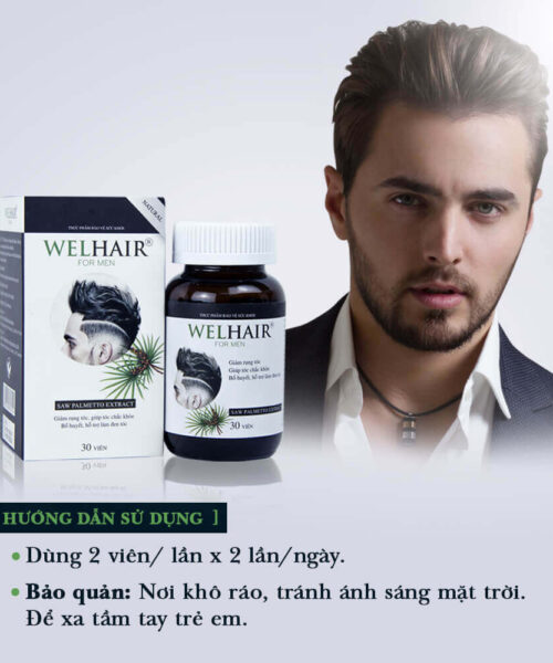 hướng dẫn cách sử dụng Welhair for Men