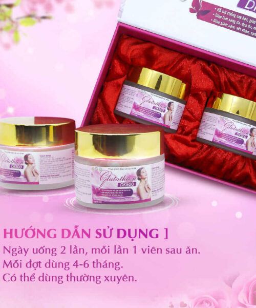 hướng dẫn sử dụng Sản phẩm Glutathion dk500
