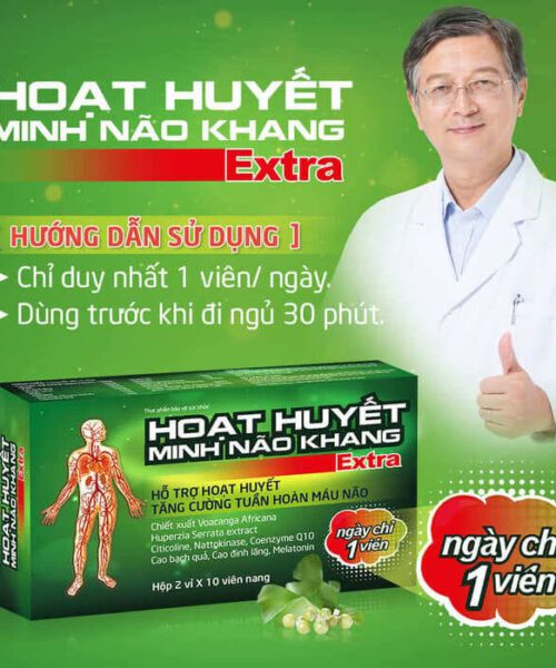 hướng dẫn sử dụng hoạt huyết minh não khang extra