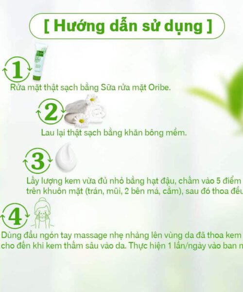 hướng dẫn sử dụng kem dưỡng trắng da ban ngày
