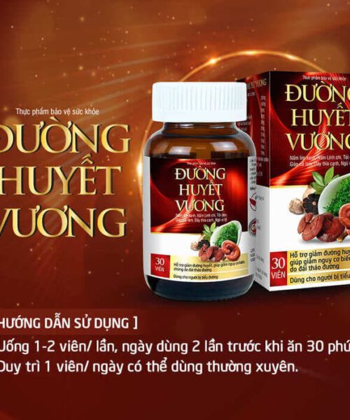 Viên uống Đường Huyết Vương - Hộp 30 viên - Hình ảnh 2