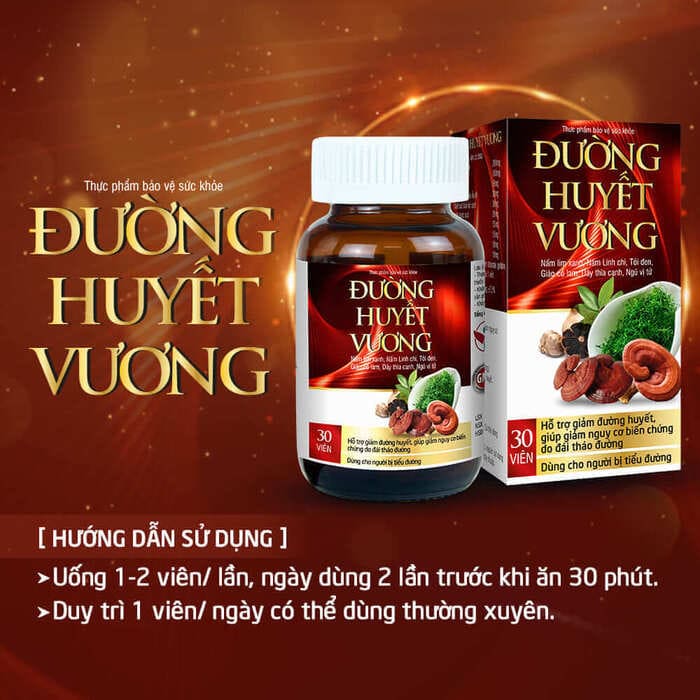 Viên uống Đường Huyết Vương - Hộp 30 viên - Ảnh 2