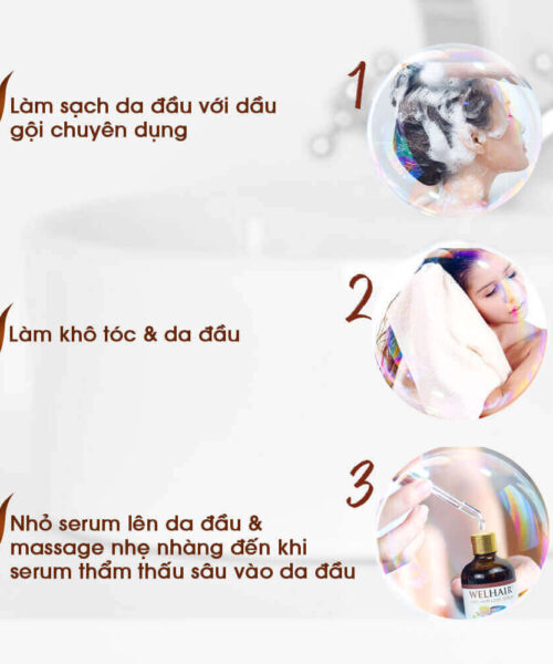 hướng dẫn sử dụng serum welhair