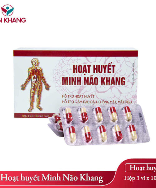 sản phẩm hoạt huyết minh não khang