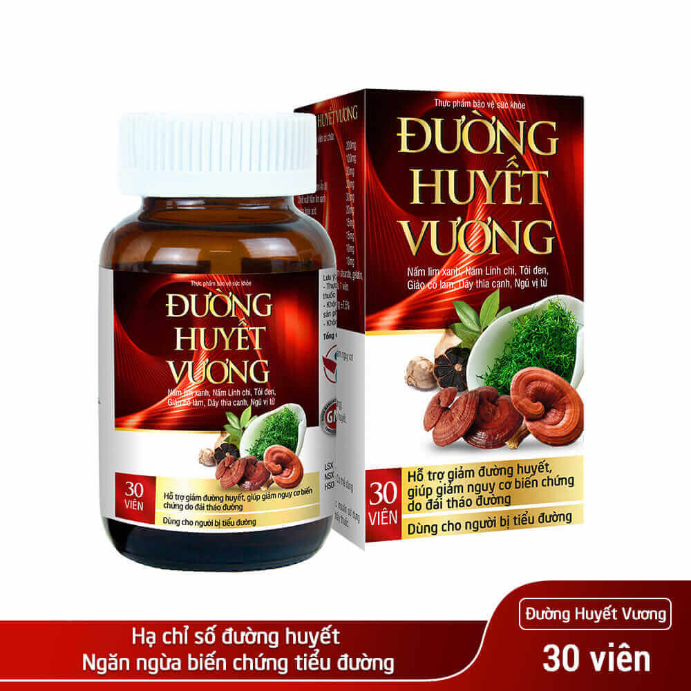 sản phẩm viên uống đường huyết vương