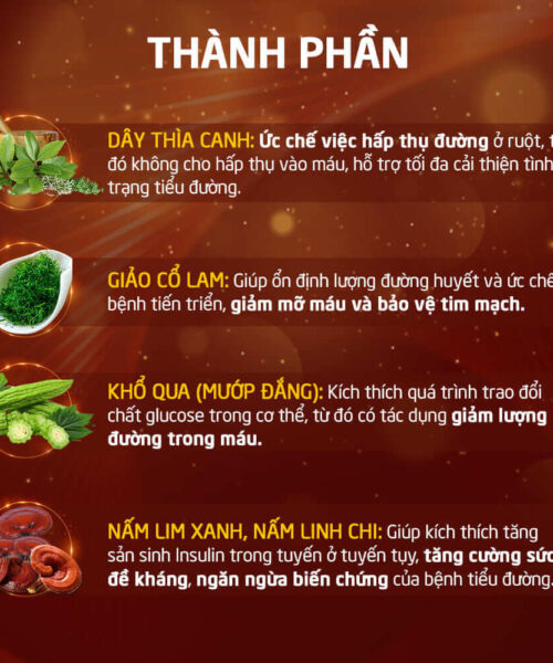 Viên uống Đường Huyết Vương - Hộp 30 viên - Hình ảnh 4