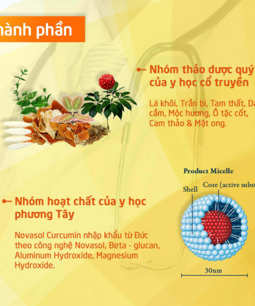 thành phần chính của novagel