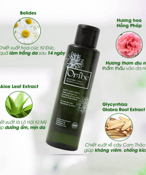 thành phần có trong nước hoa hồng Oribe