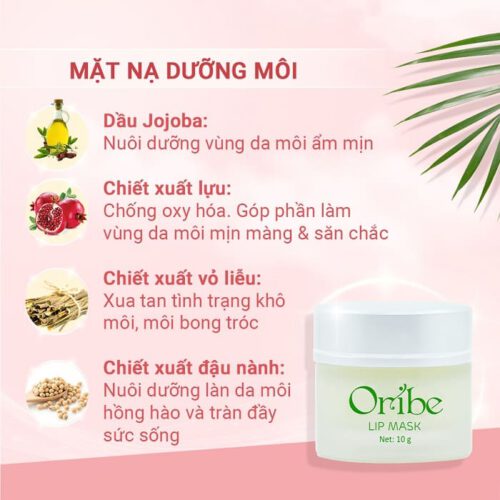 Combo đường tẩy tế bào chết môi + Mặt nạ dưỡng hồng môi Oribe