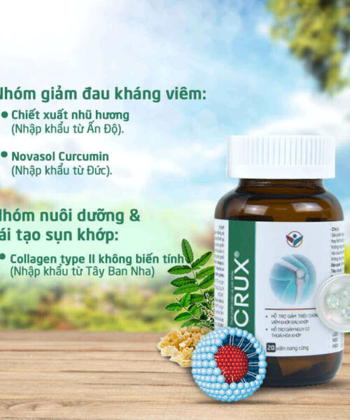 thành phần sản phẩm viên uống Crux