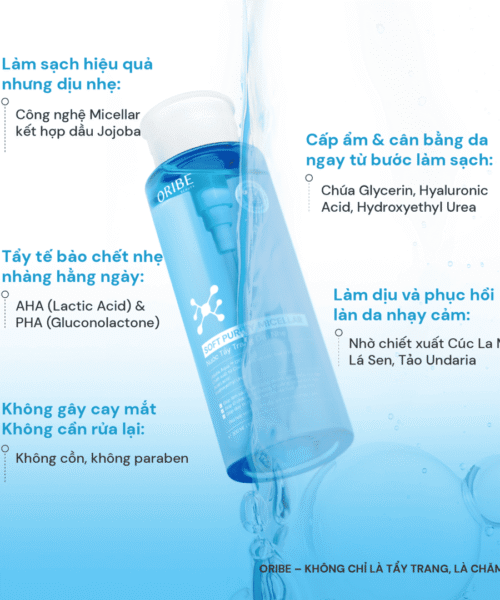 SOFT PURITY MICELLAR - 300ml - Hình ảnh 4