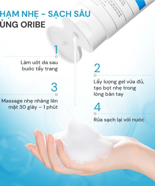 SOFT TOUCH CLEANSING GEL ORIBE – 50g - Hình ảnh 2