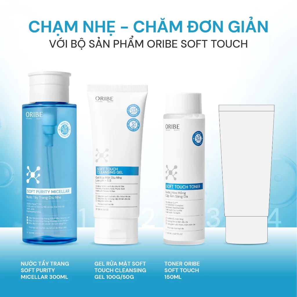SOFT TOUCH CLEANSING GEL ORIBE – Gel rửa mặt dịu nhẹ Oribe 50g - Ảnh 4