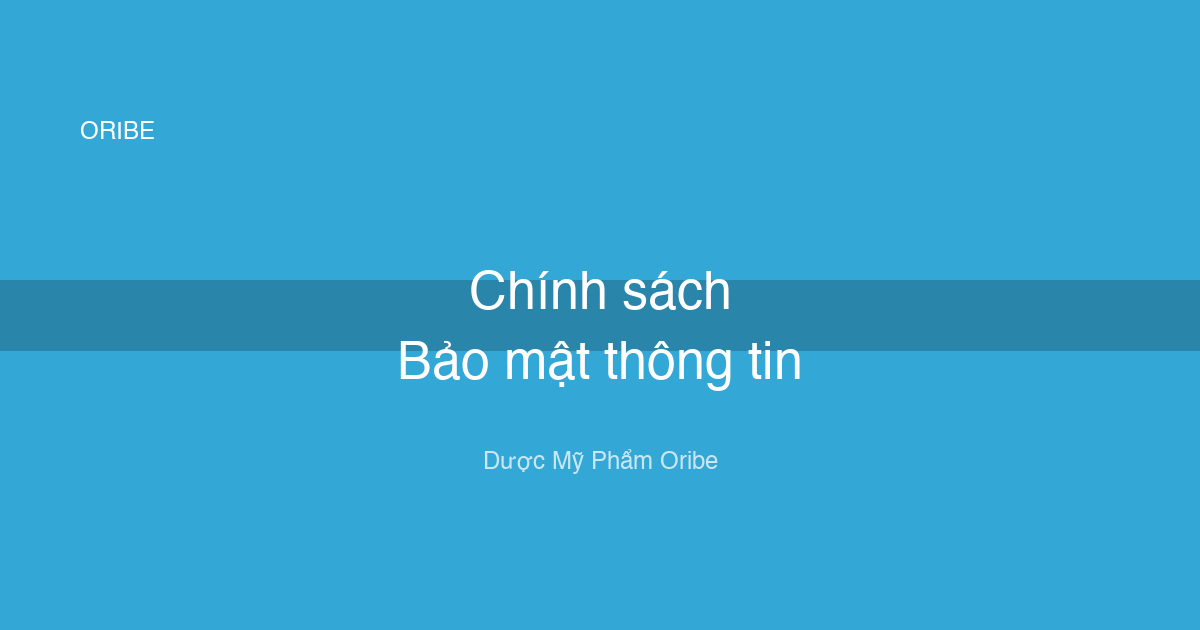 chinh sach bao mat